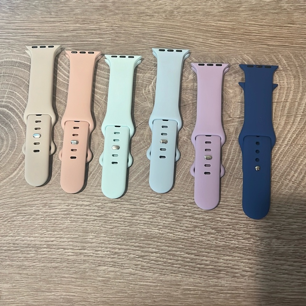 Apple Watch bands set of 6 new never used